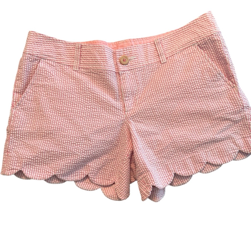 Lilly Pulitzer Pink Scalloped Women Shorts